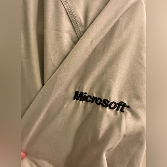 Vintage ADIDAS Microsoft GOLF Men's CLIMAPROOF V-neck pullover Jacket - Picture 5 of 10